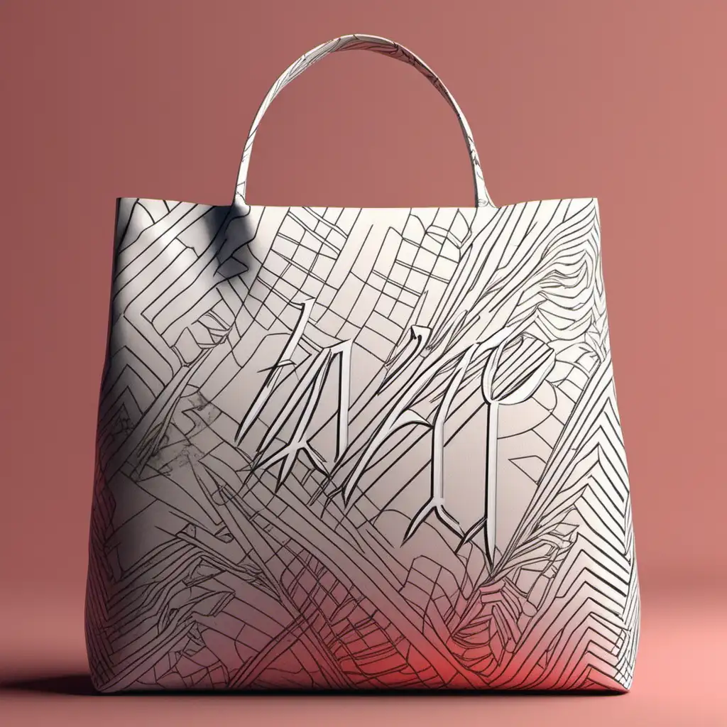 I want a 2024 modern design ready to print on woman bags