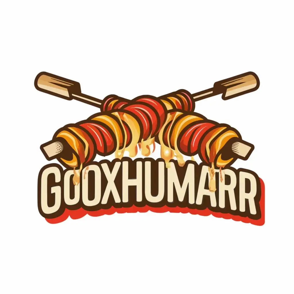 logo, Kebabs, with the text "GOXHUMAR", typography, be used in Restaurant industry