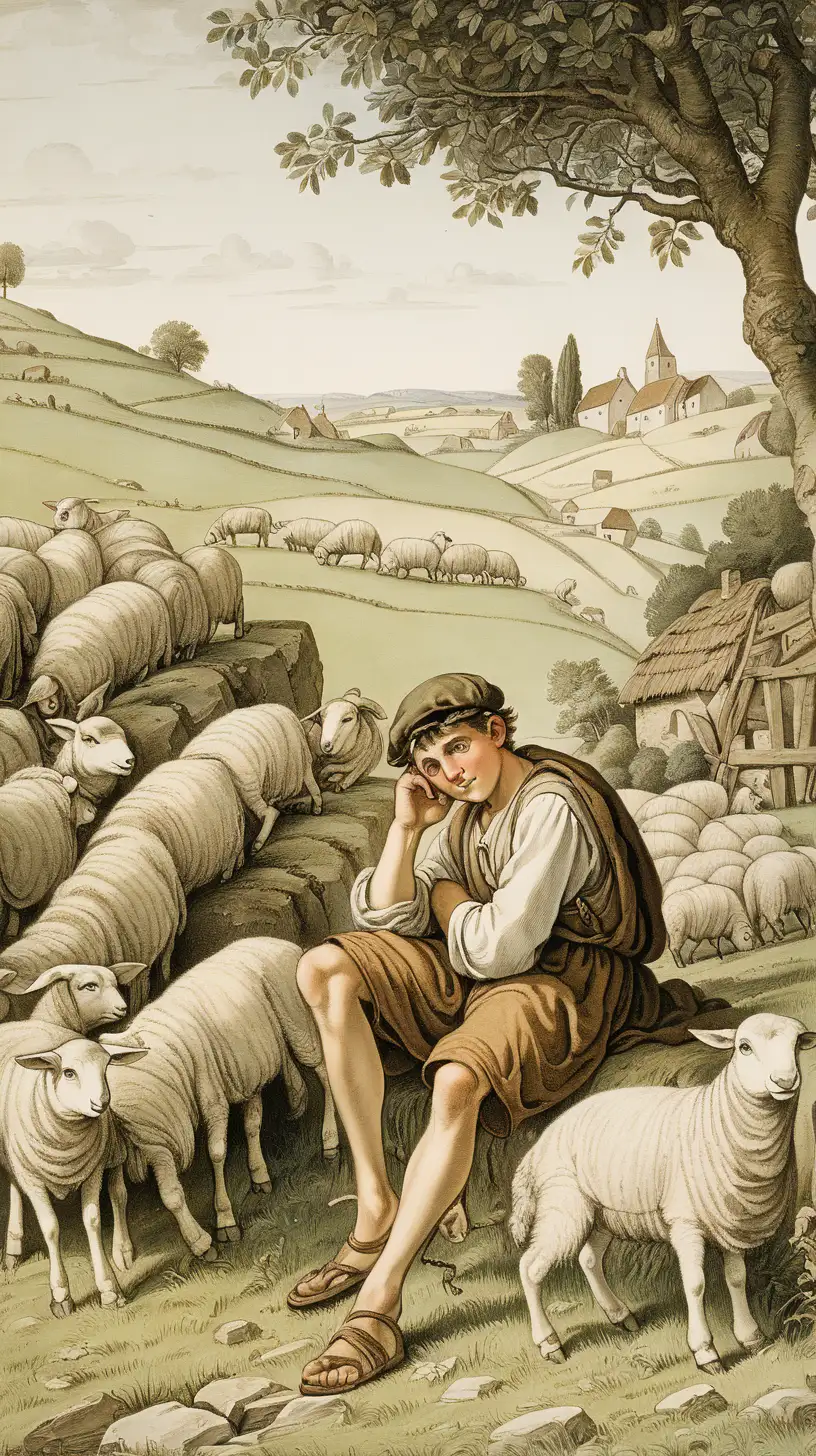 The Shepherd Boy Aesop's Fables

A shepherd boy lying to the villagers