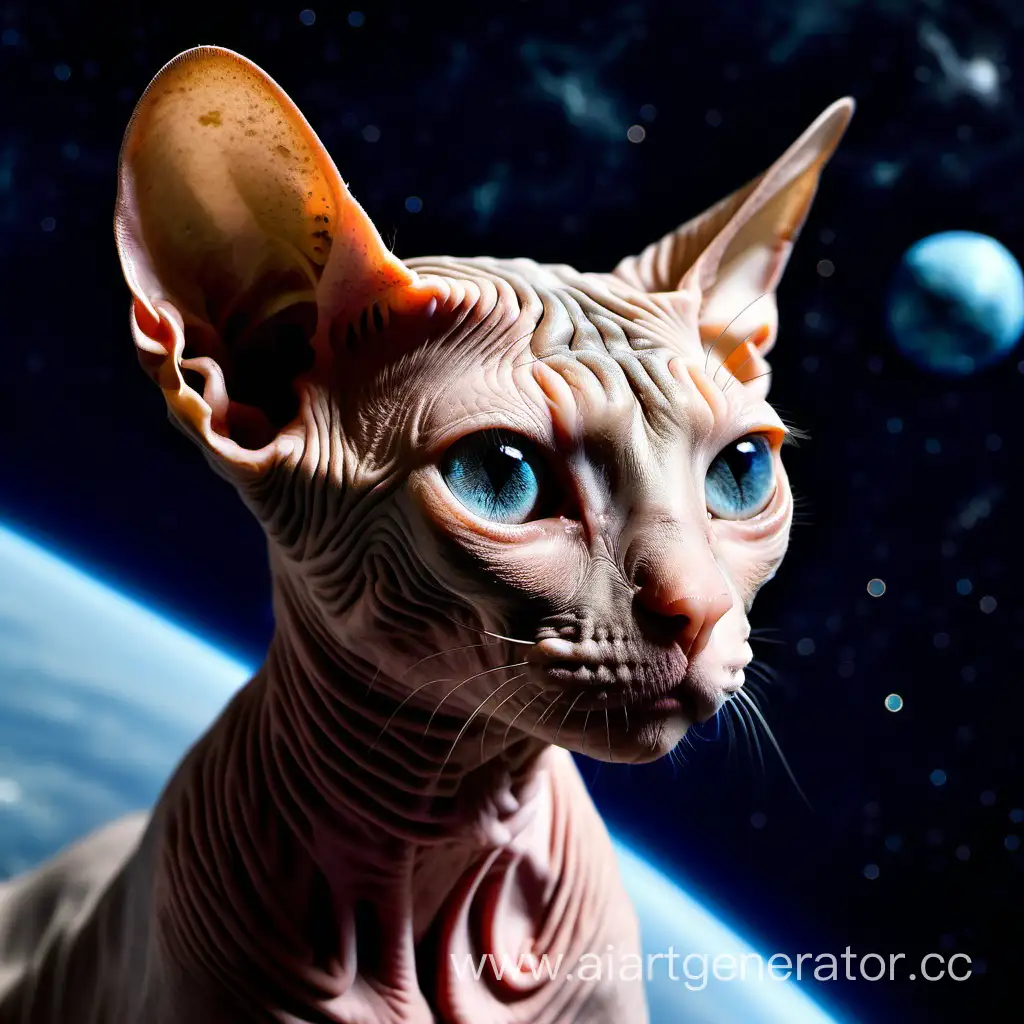 Sphinx-Cat-Floating-in-Space