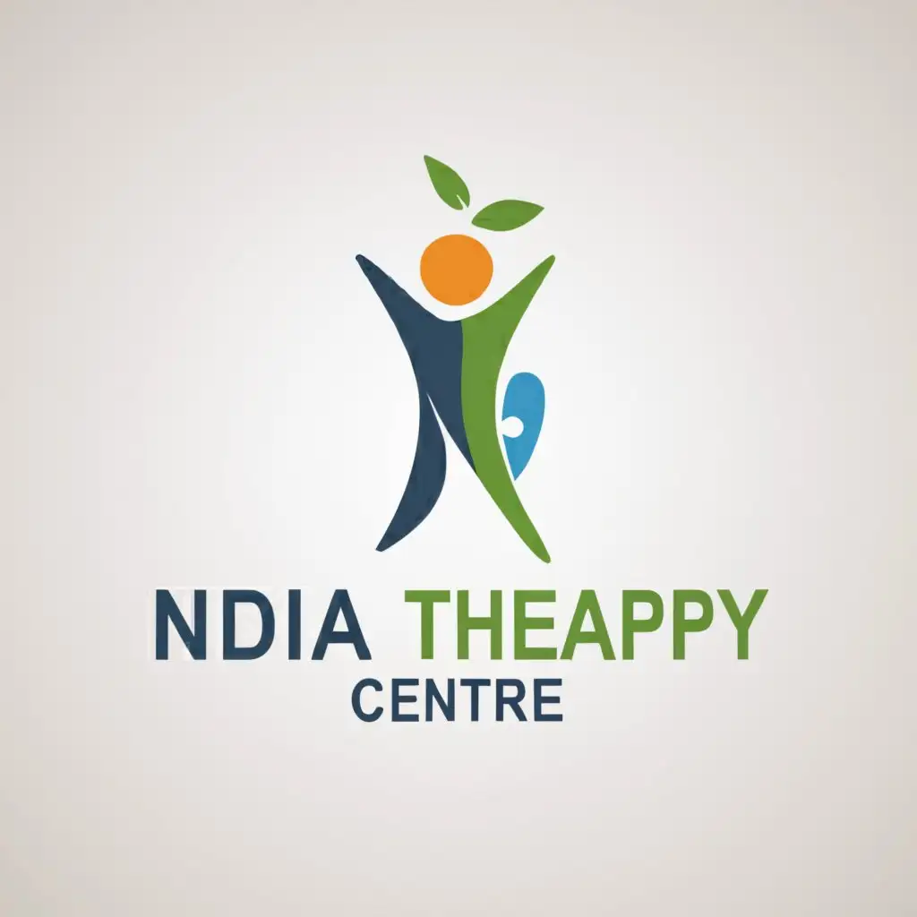 a logo design,with the text "India Therapy Centre", main symbol:physiotherapy,Moderate,clear background