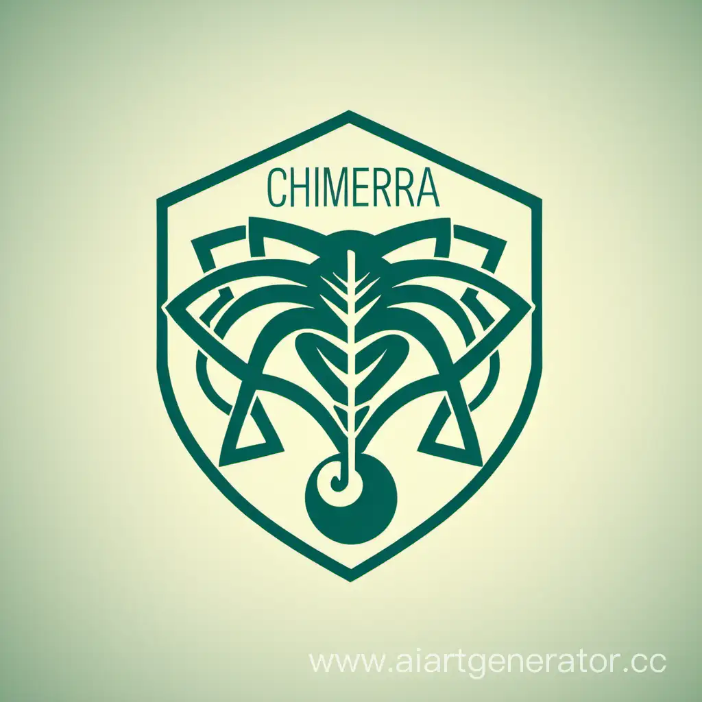 biotechnology laboratory, chimera, logo