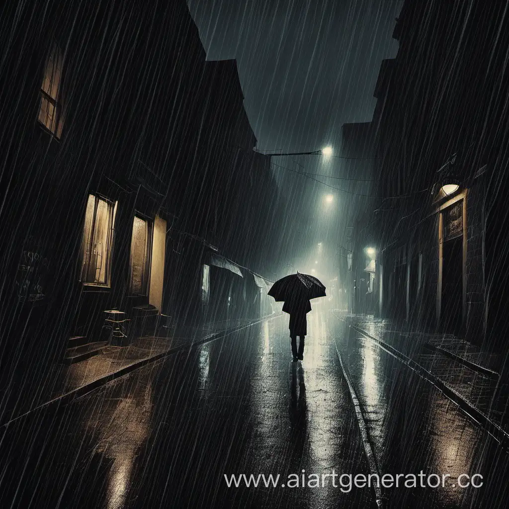 Nocturnal-Rain-Stroll-in-Cityscape