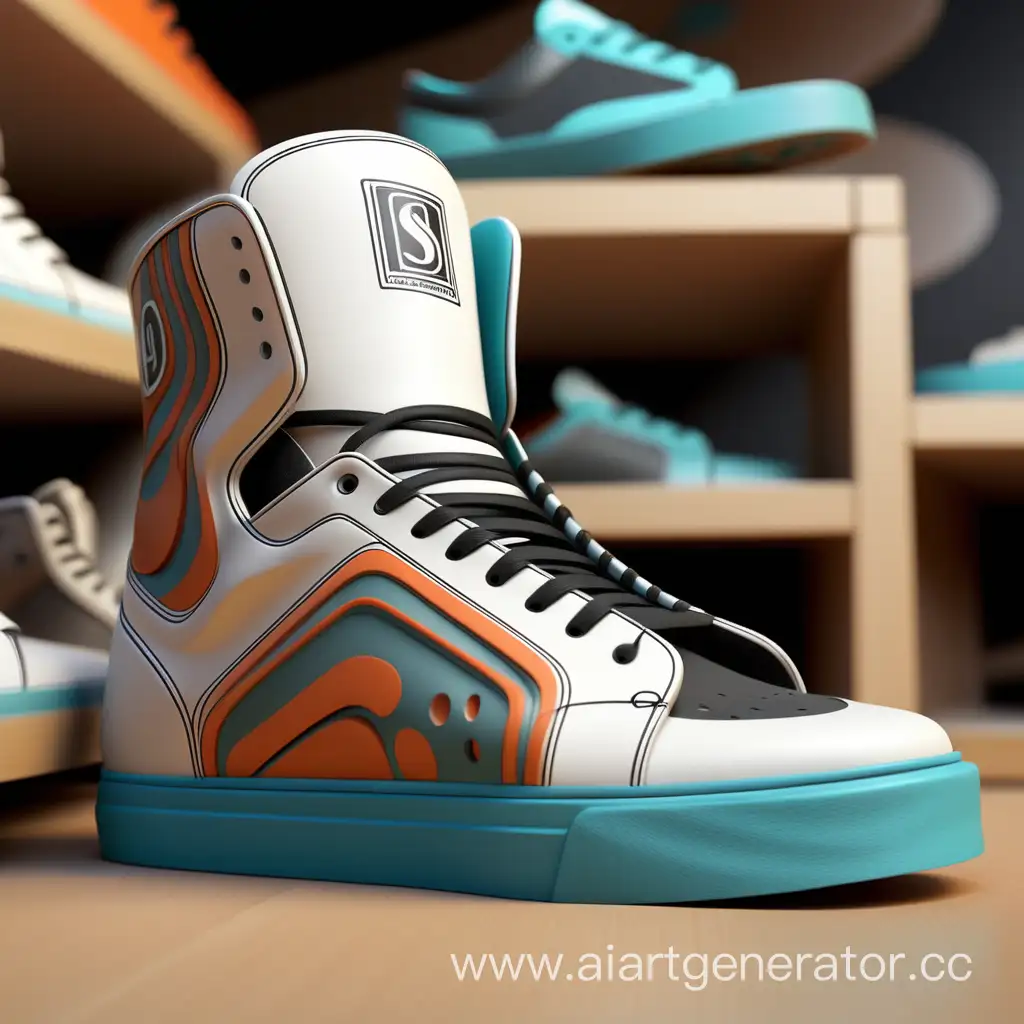 Contemporary-Artistic-Italian-Skateboard-Shoe-Soles-with-Unique-Uneven-Design