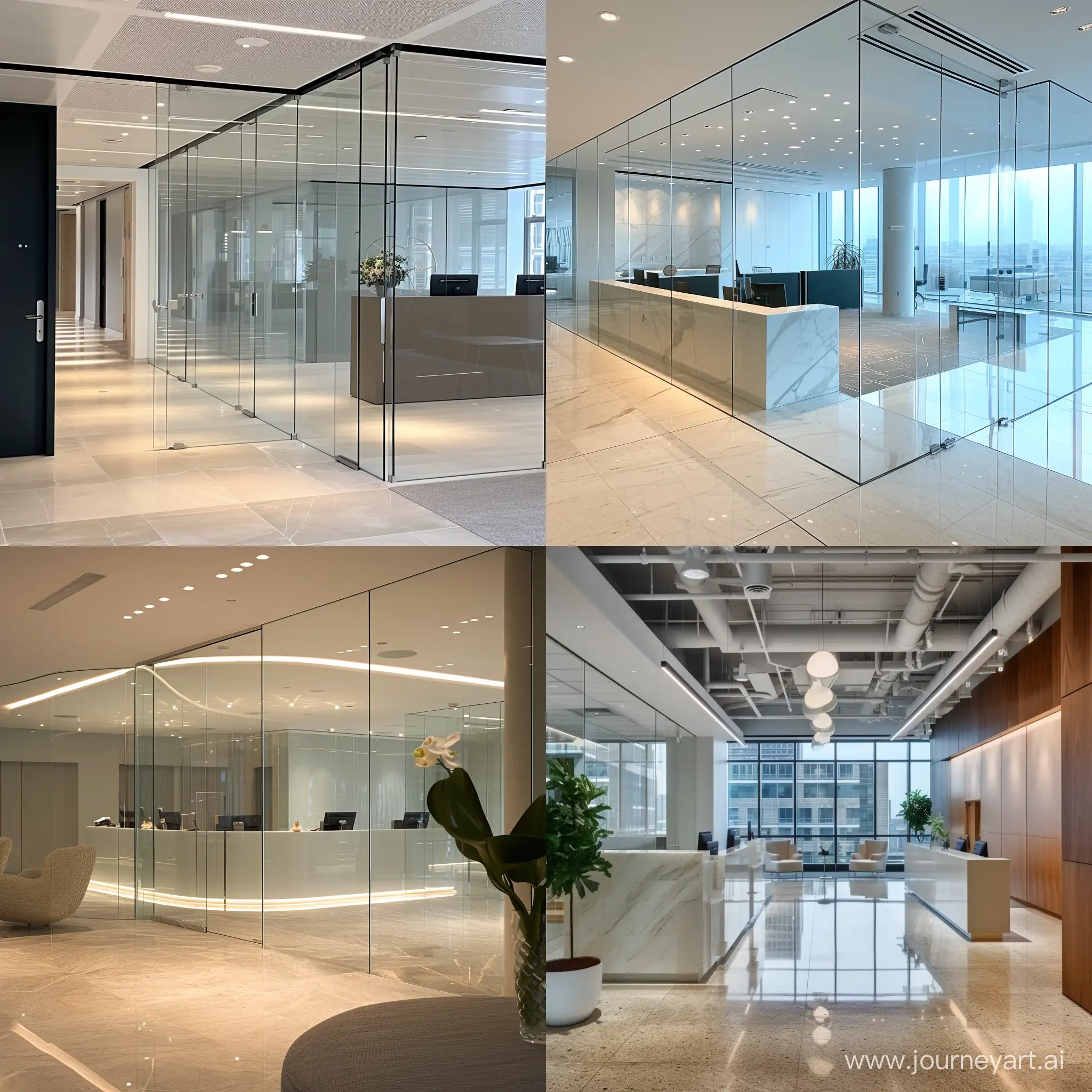 Modern-Glass-Reception-Area-with-Abstract-Reflections