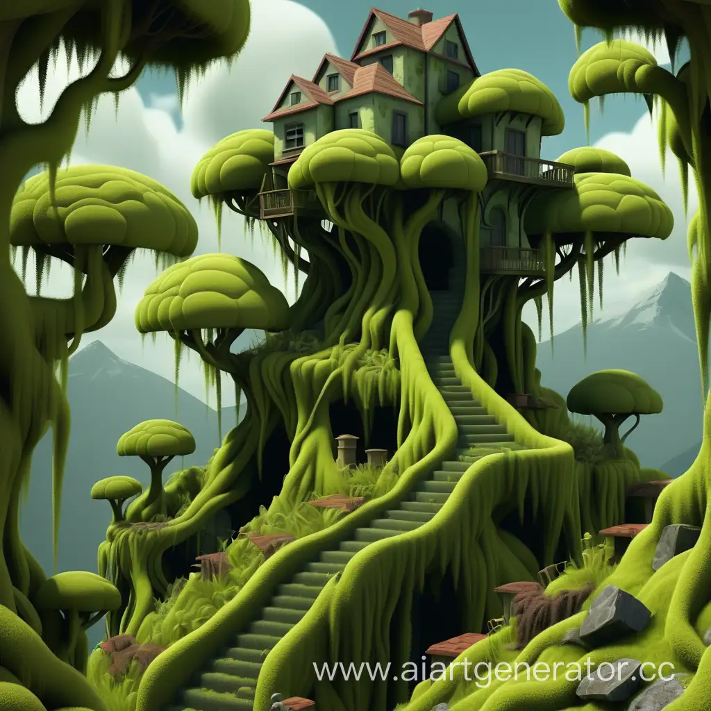 Majestic-Mossy-Mountain-with-Enchanting-Vines-and-Trees