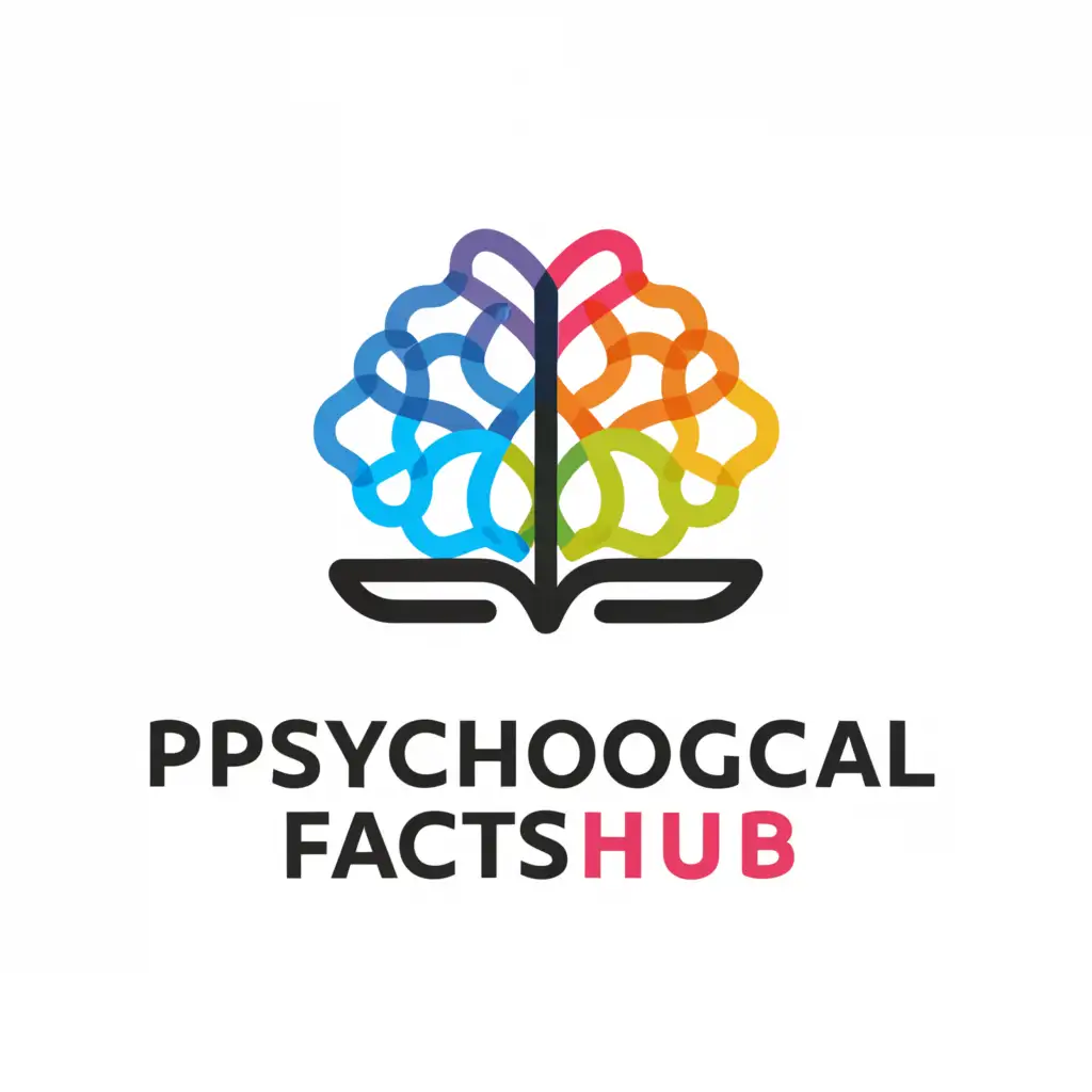 a logo design,with the text "PsychologicalFactsHub", main symbol:PsychologicalFactsHub,Moderate,clear background