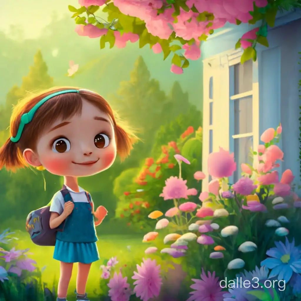 Character 9 year old girl with small hearing aid Meet Lily, a little girl with a heart as big as the sky and dreams as bright as the sun.  