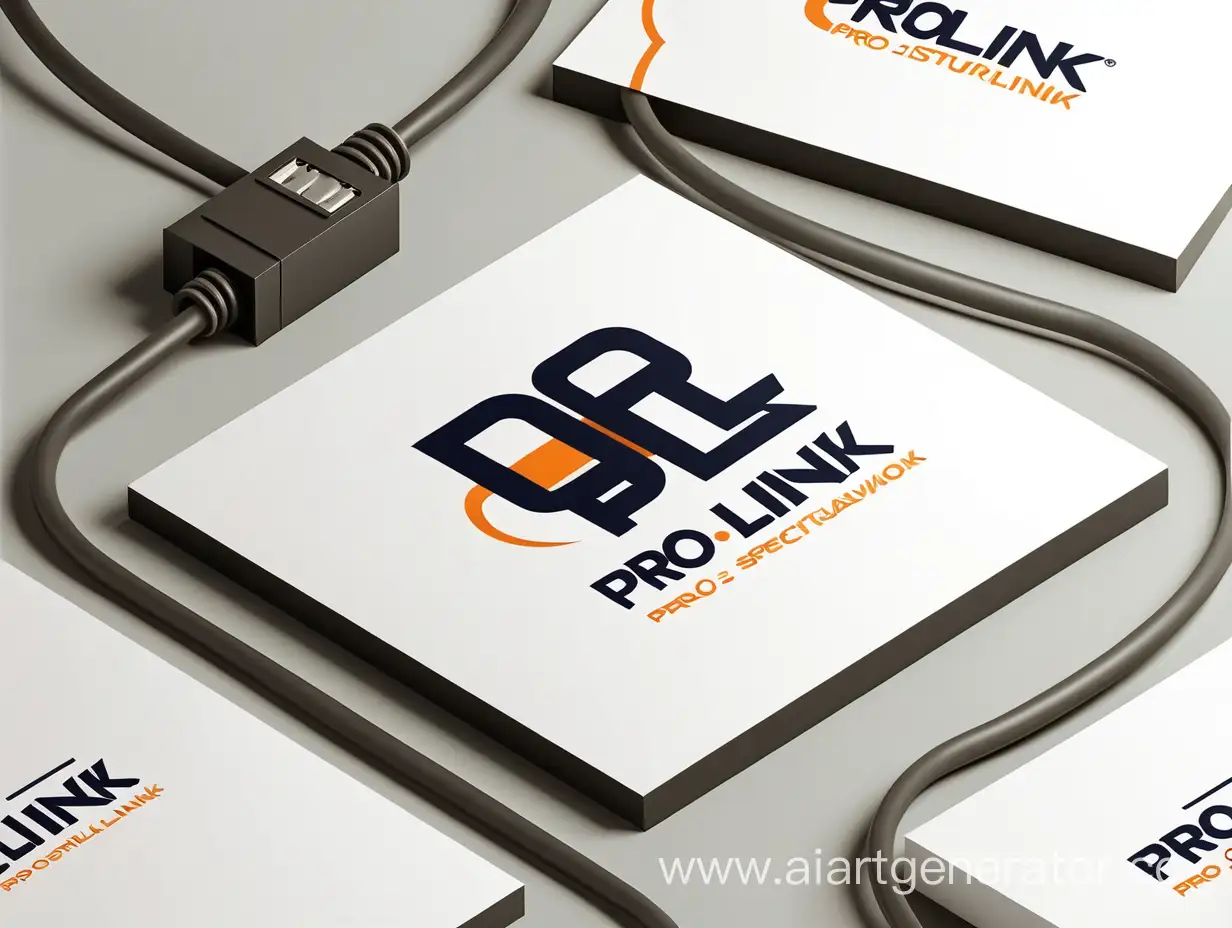 Логотип для компании занимающейся инсталяцией структурирующих кабельных сетей с названием Pro Link