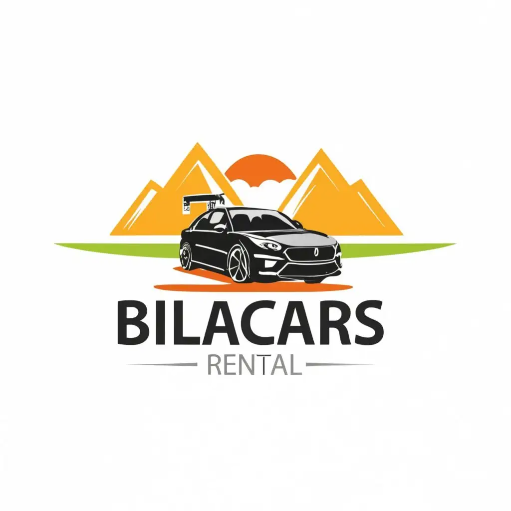 logo, CAR, with the text "BULACARS", RENTAL