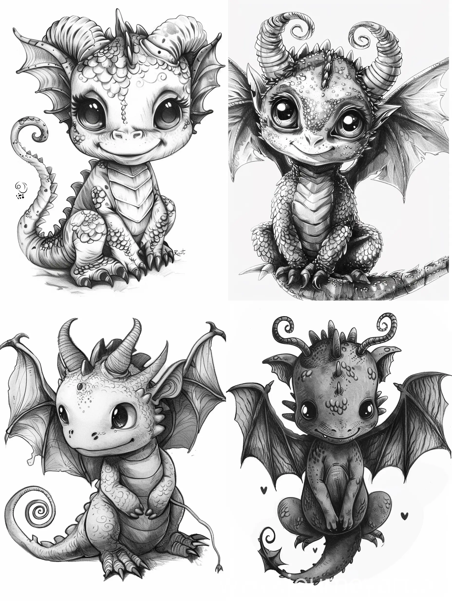 Adorable-6YearOld-Dragon-with-Tiny-Curled-Horns-in-Manga-Style