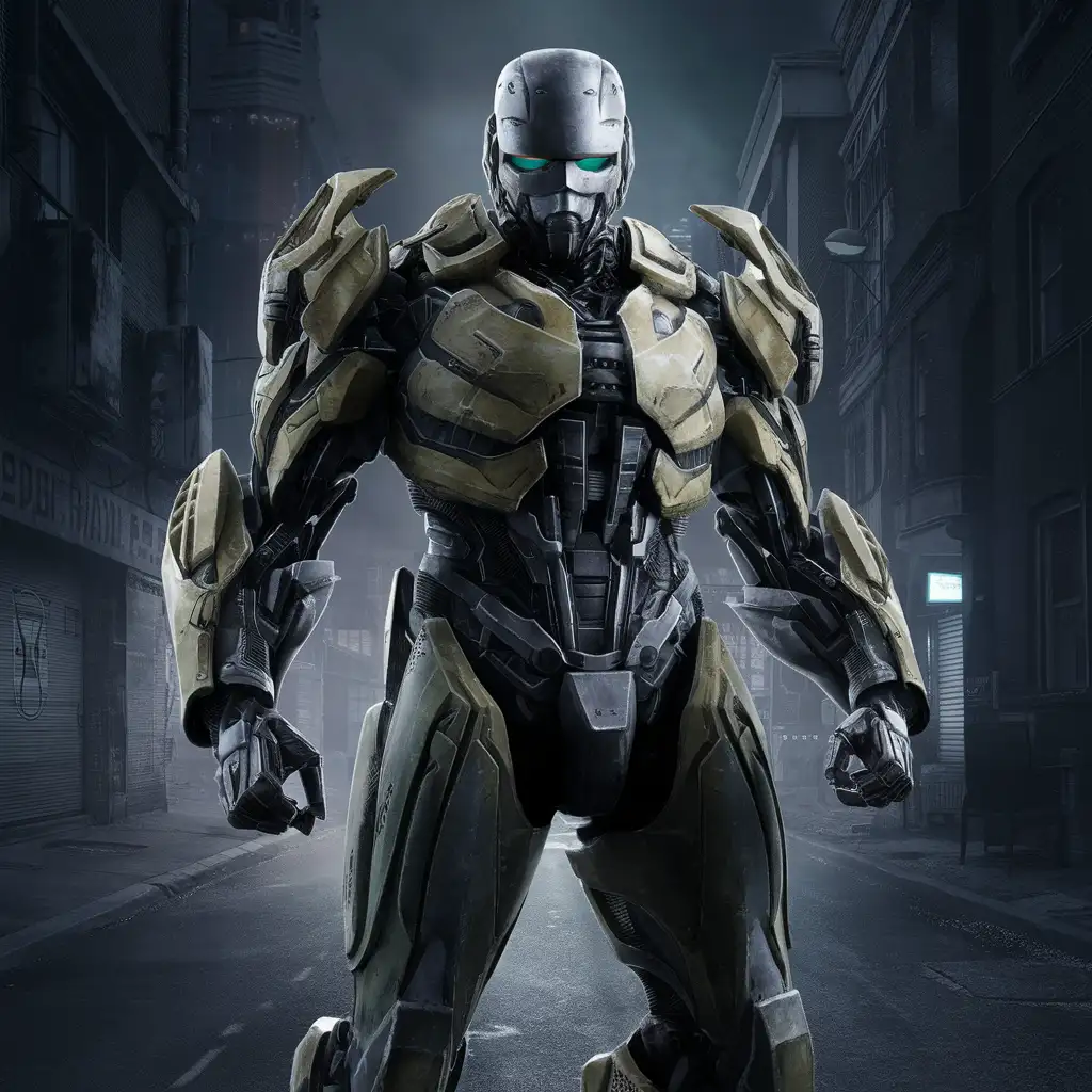 Futuristic-Robocop-CyberTanker-Night-Street-Sentinel