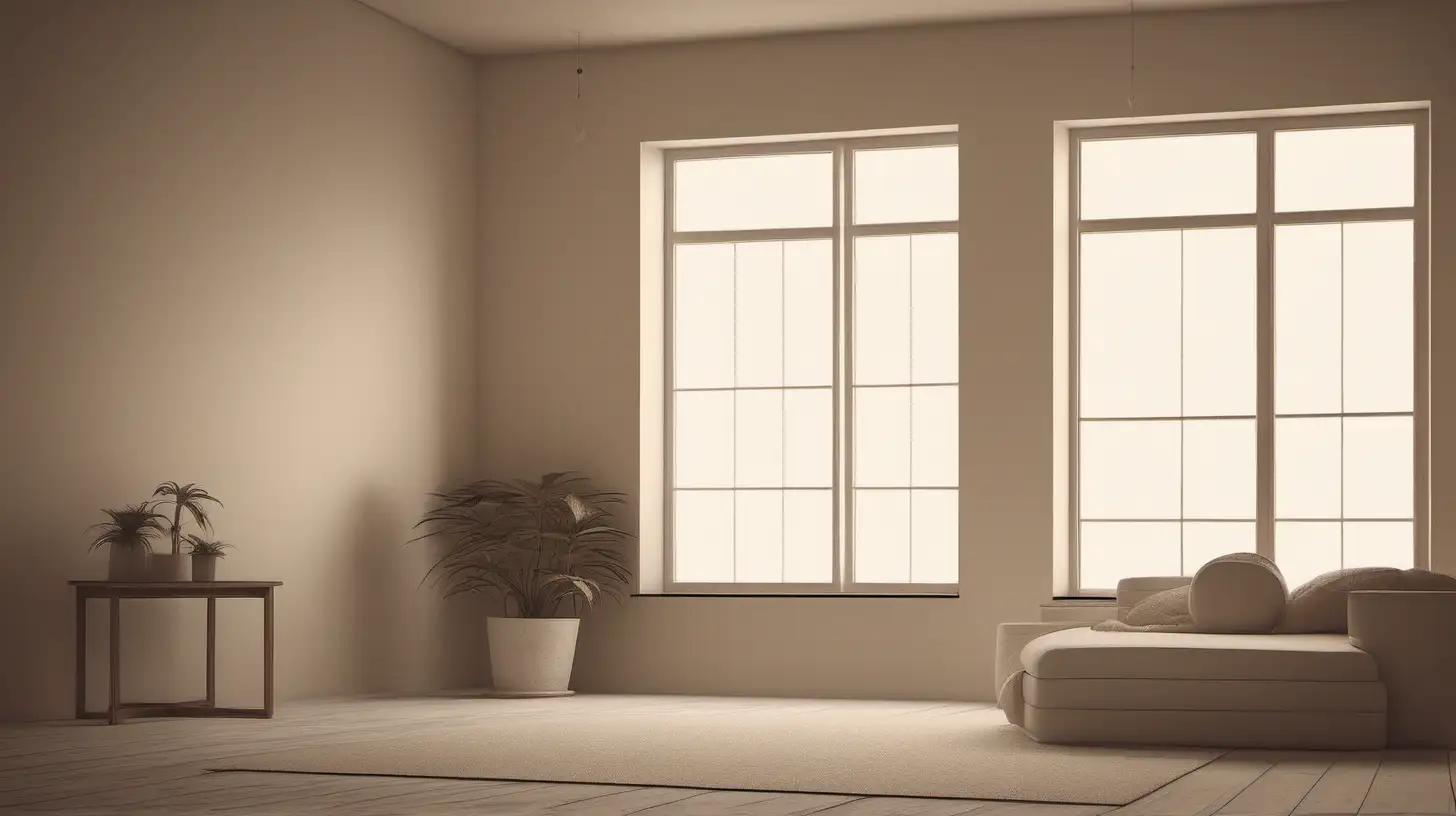 Tranquil Indoor Scene with Subdued Tones