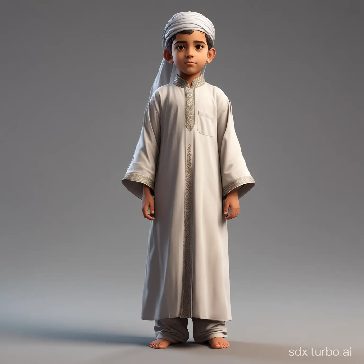 Boy-Muslim-Avatar-Wearing-Bisht-Stands-Tall-in-Virtual-Realm