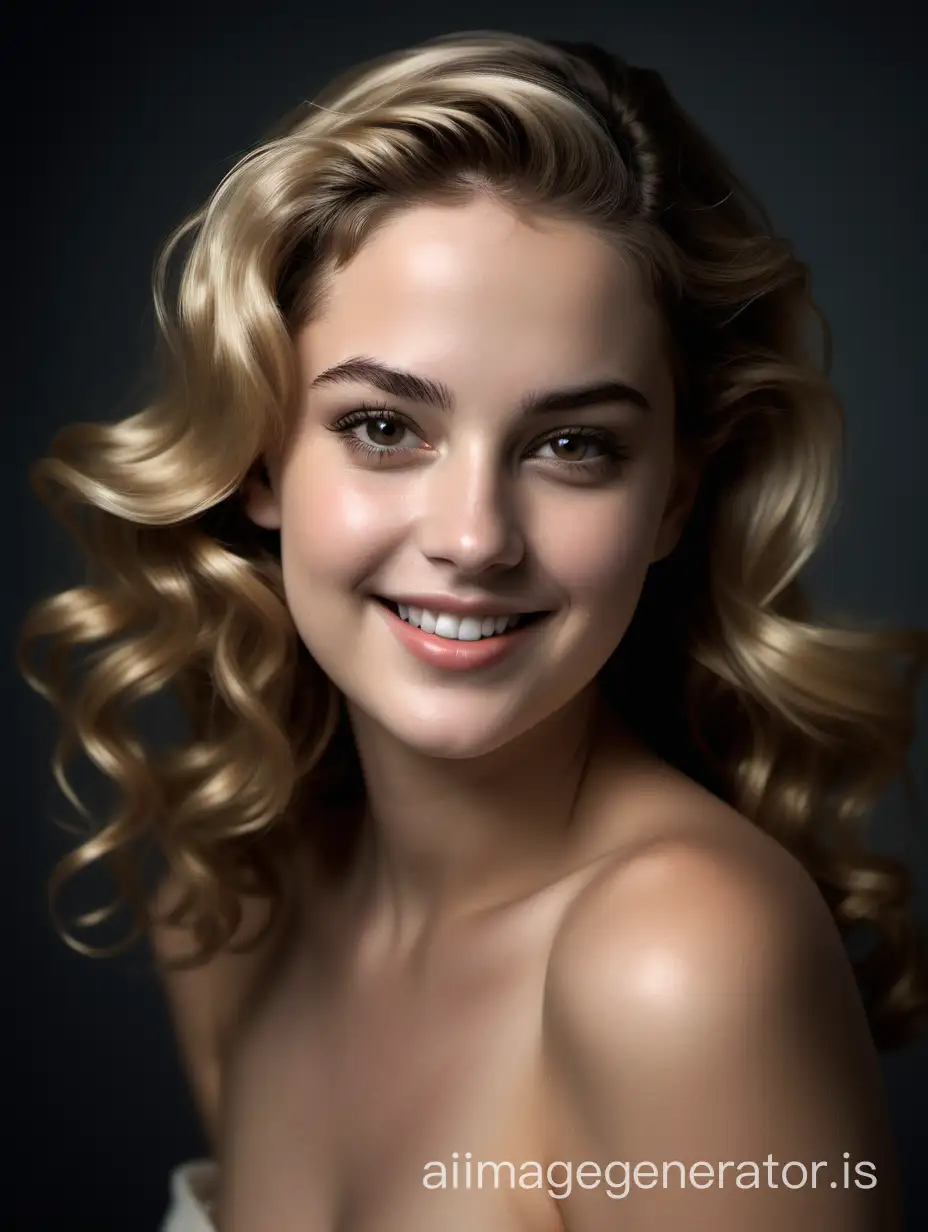 Professional 4K Portrait of a Graceful Young Woman with Clitoral Jewels |  AI Image Generator