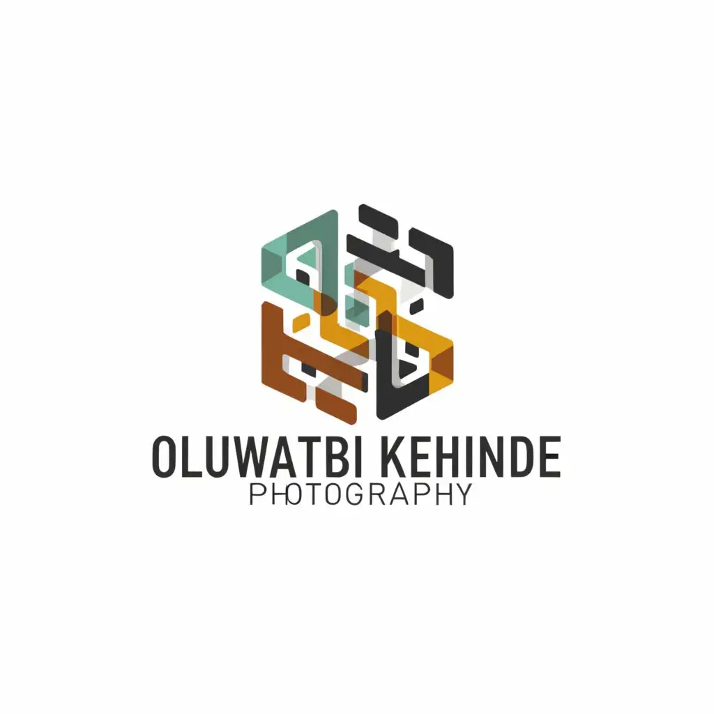 a logo design,with the text "Oluwatobi Kehinde Photography", main symbol:3d text,complex,clear background