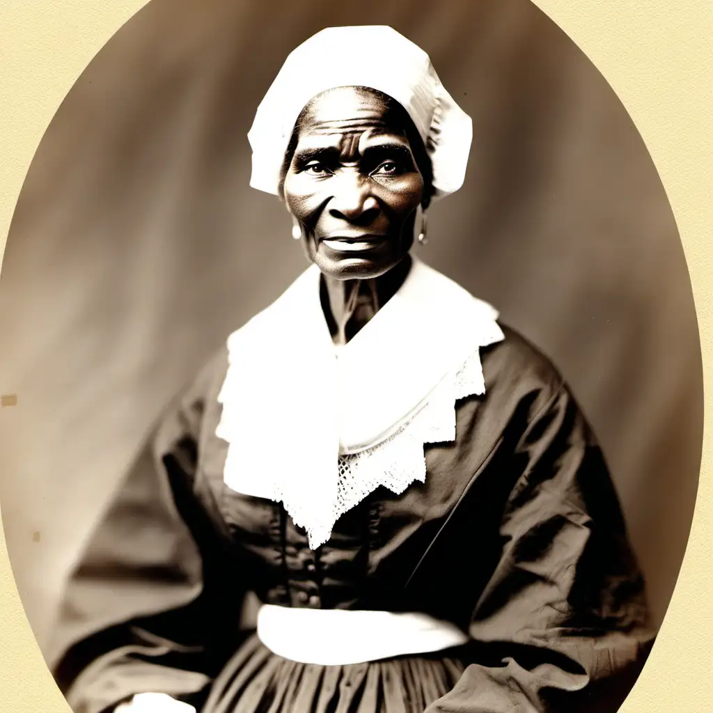 Sojourner Truth Portrait Inspirational Black Activist and Abolitionist