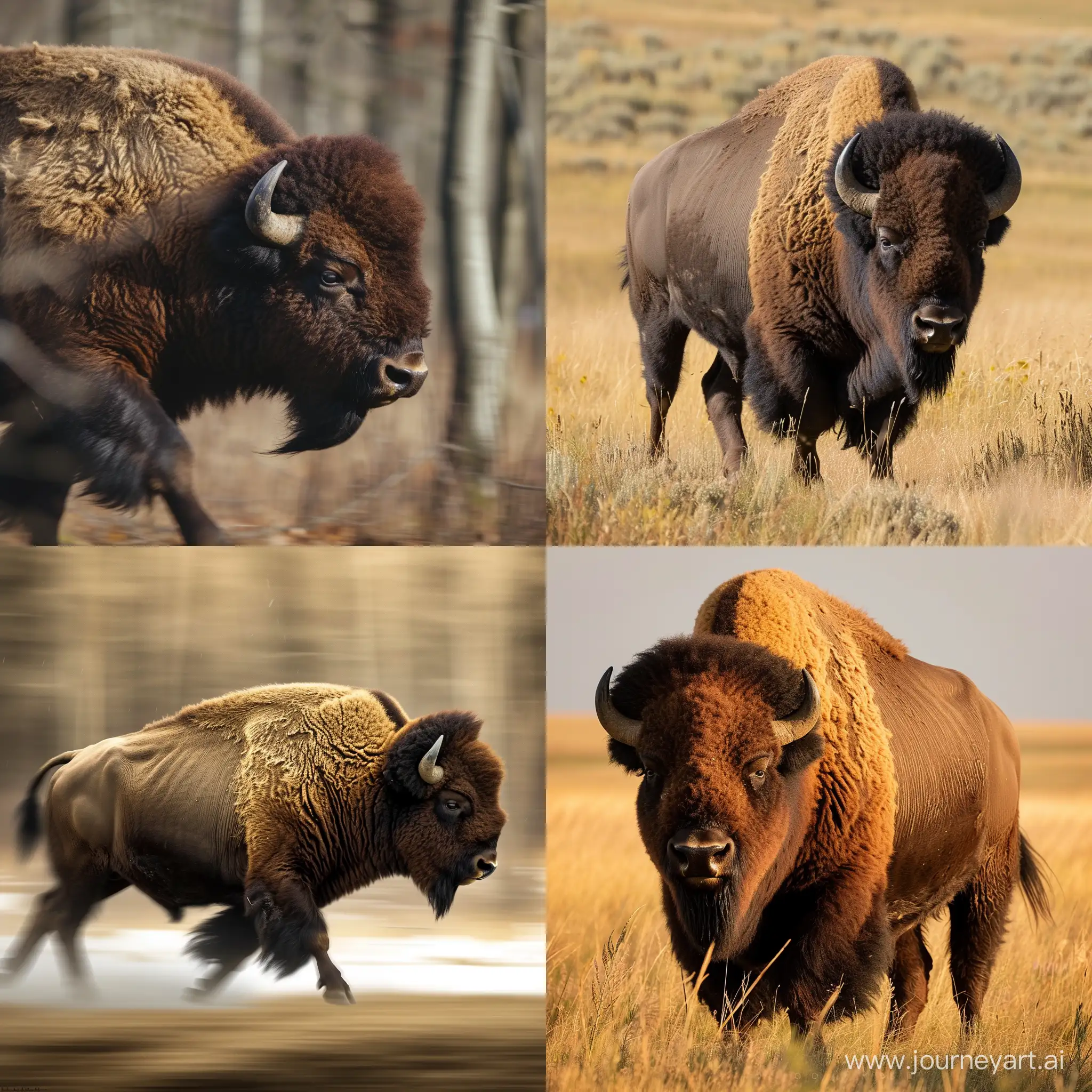 Majestic-Bison-in-Fluid-Motion-Wildlife-Photography