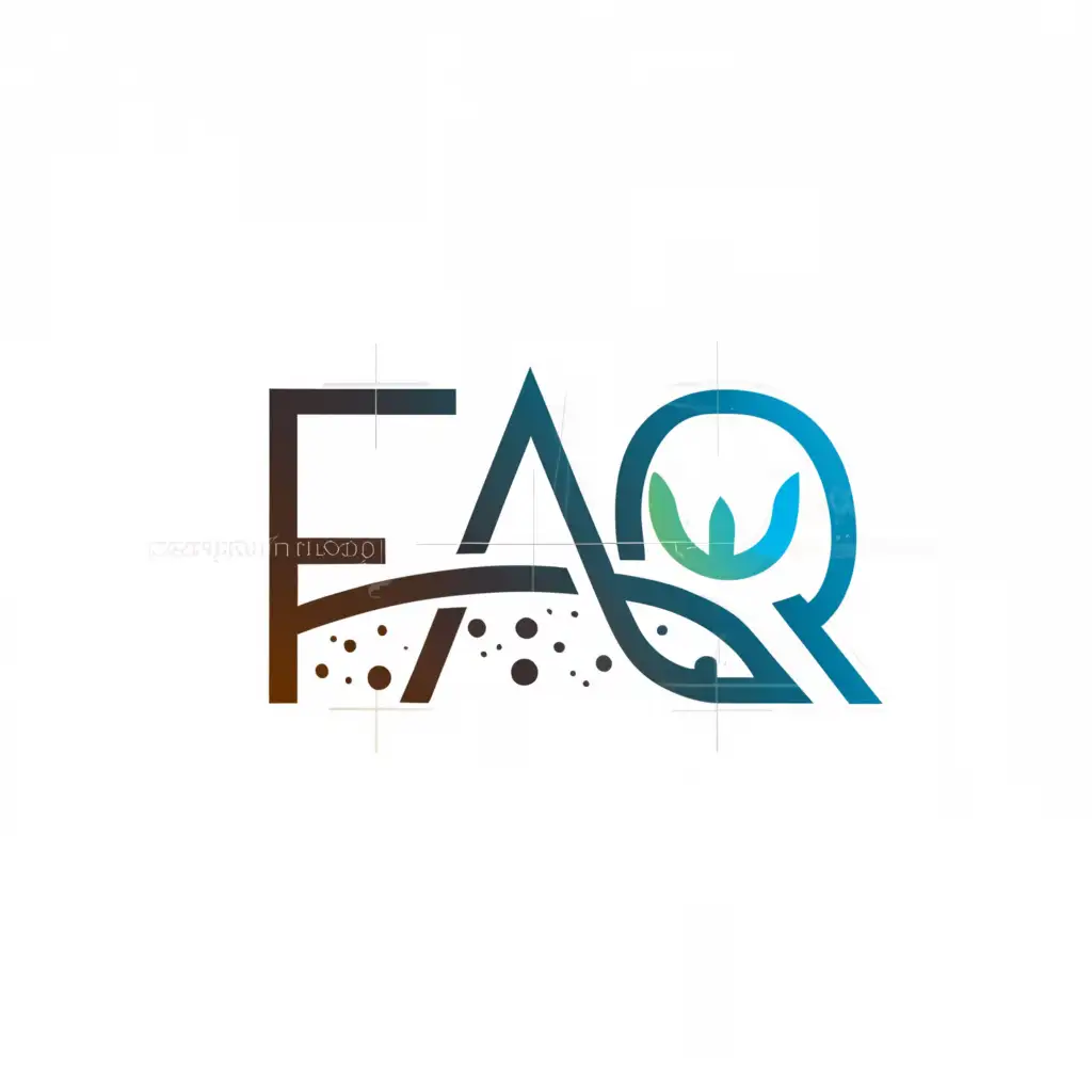 a logo design,with the text "FAq", main symbol:Life,Moderate,be used in Finance industry,clear background