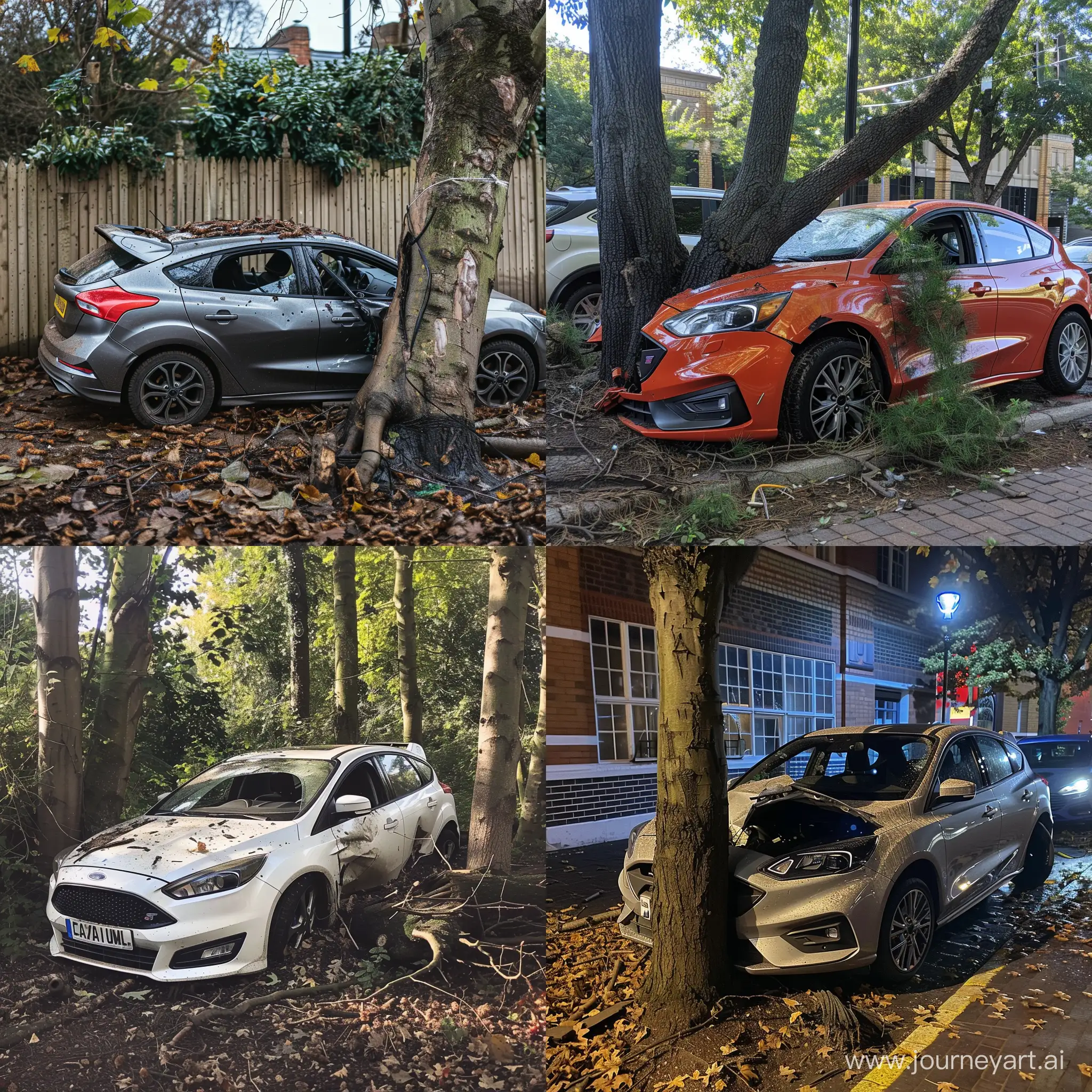 Georgian-Ford-Focus-Crash-Dramatic-Collision-with-a-Tree