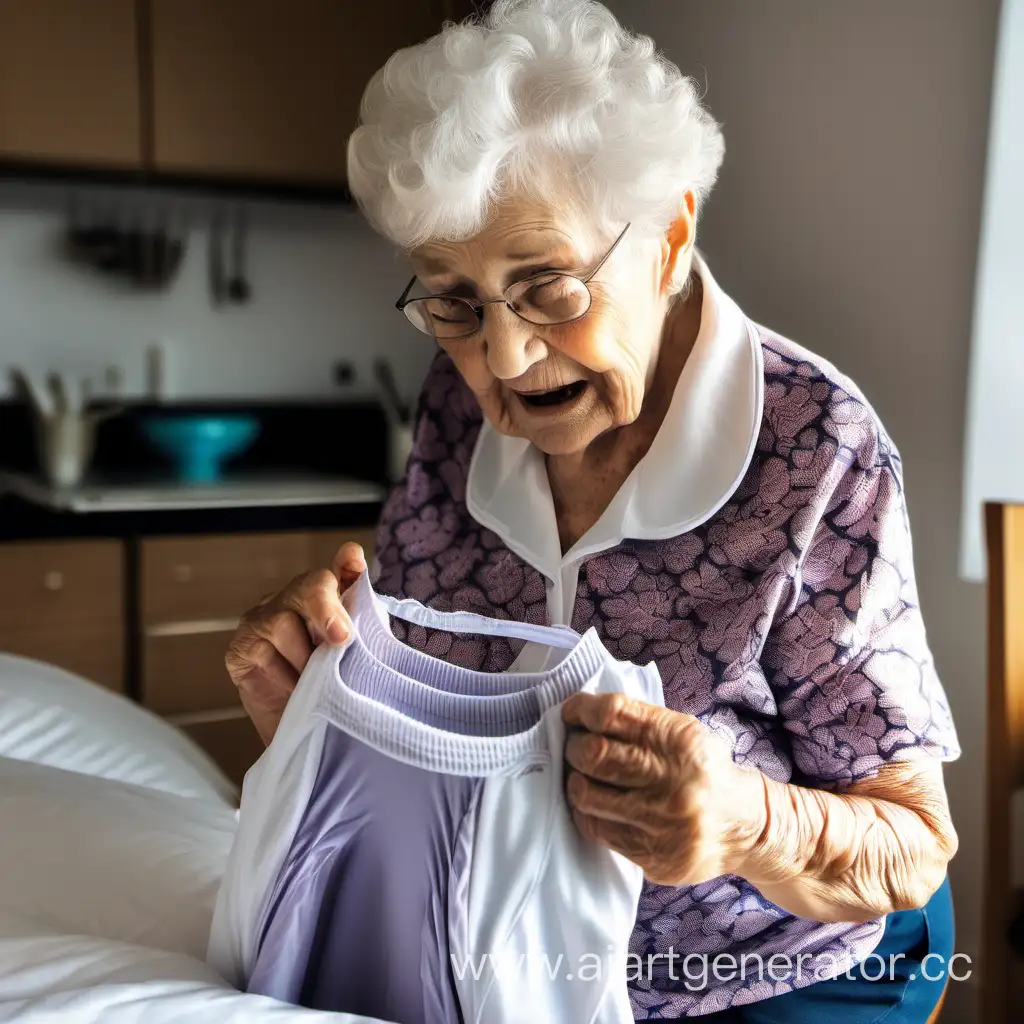 Curious-Grandma-Examines-Colorful-Underwear-Display
