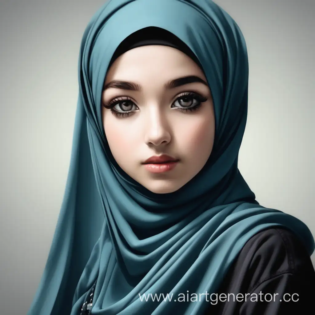 Young-Muslim-Woman-Wearing-Traditional-Hijab
