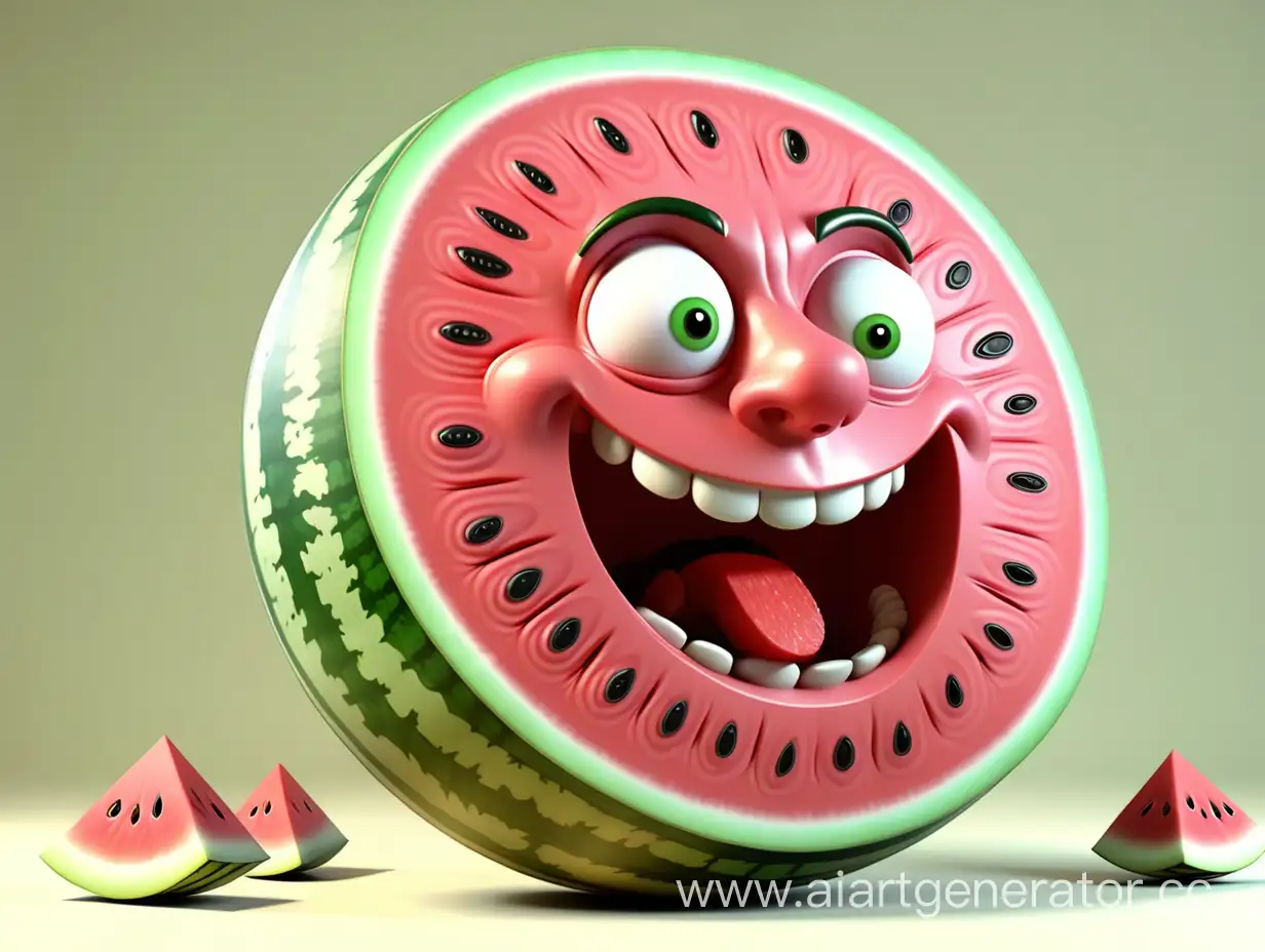 Satiated-Joy-Vibrant-3D-Animation-of-a-Full-Watermelon-Belly