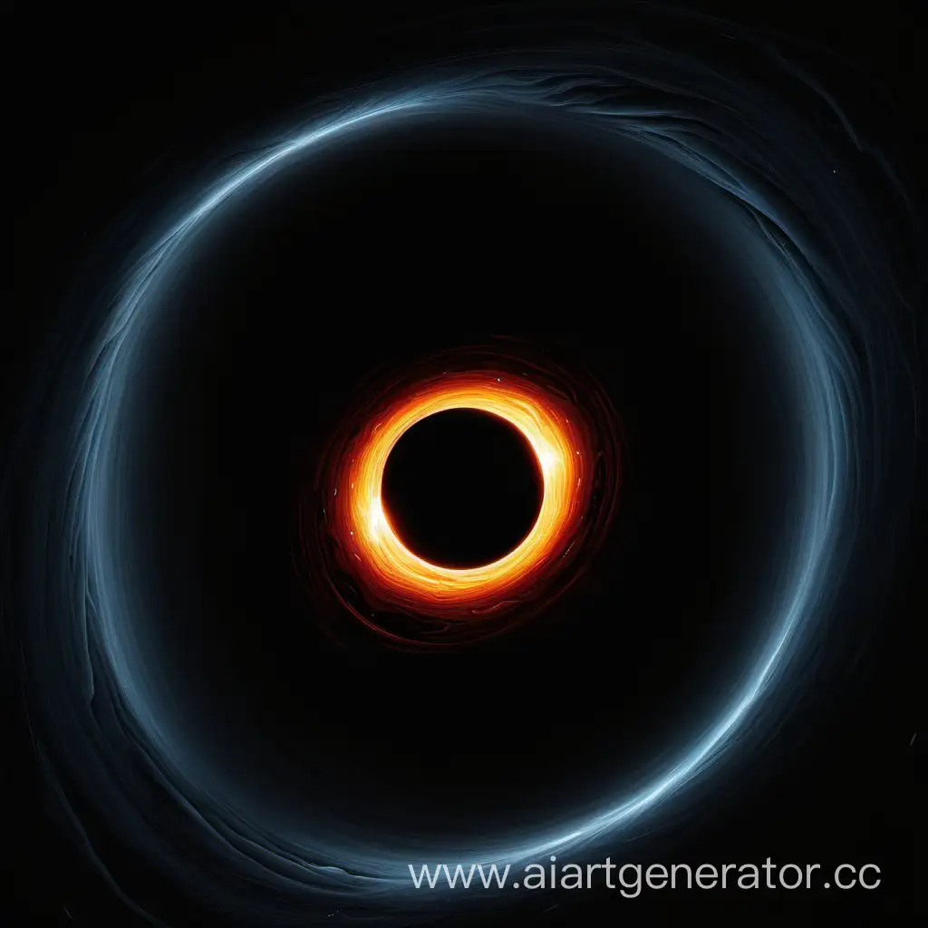 Ethereal-Spiral-Galaxy-Consumed-by-Enigmatic-Black-Hole