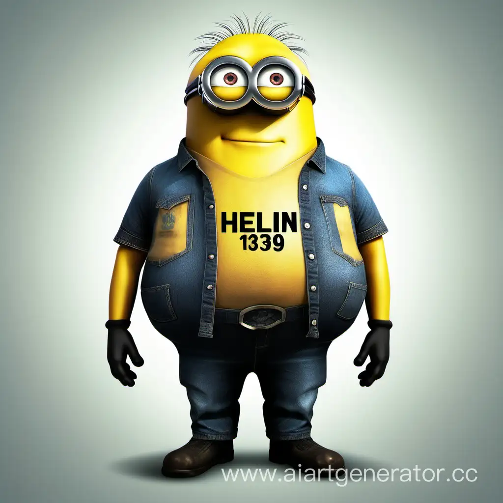 Cheerful-Man-with-Helin139-Branded-PotBellied-Minion