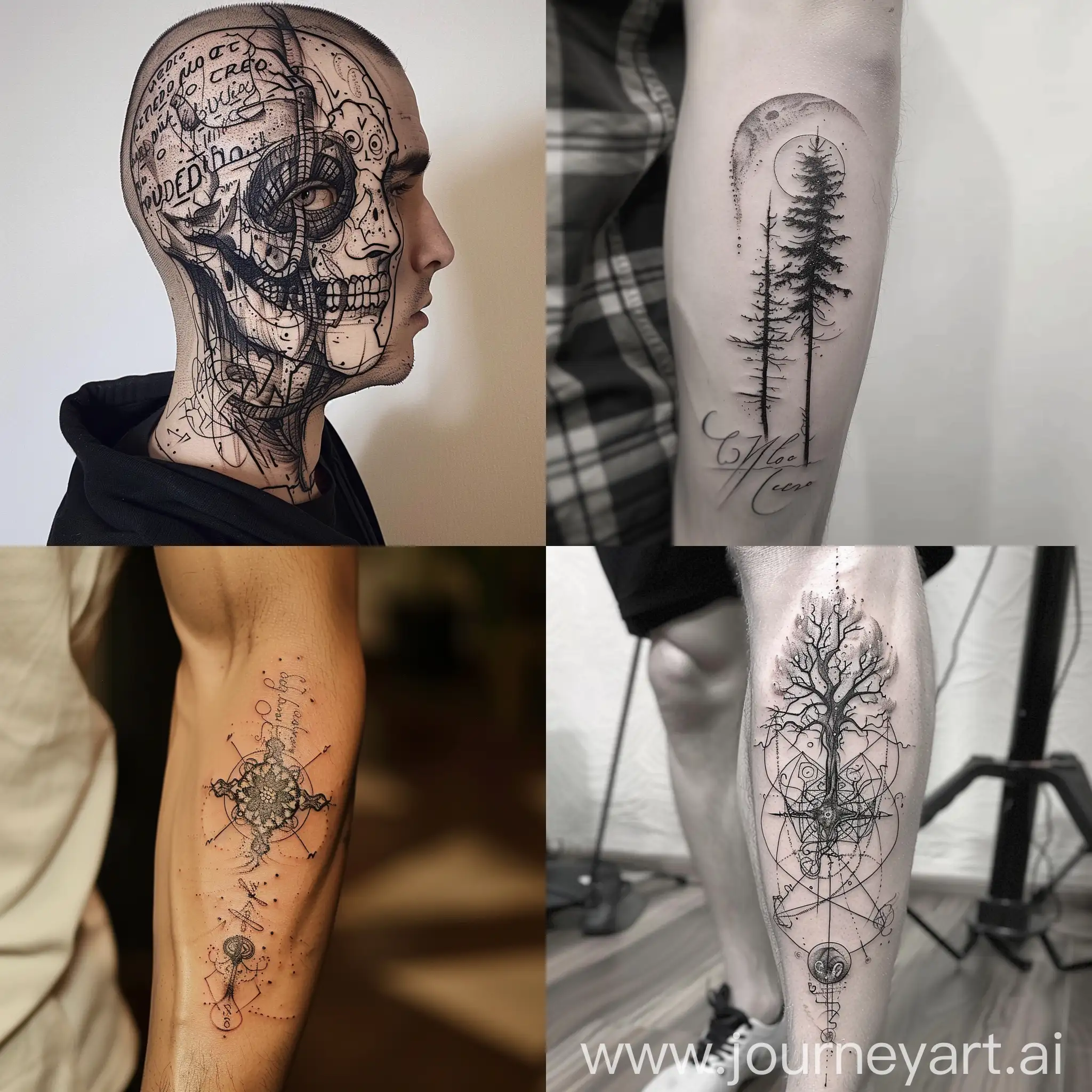 Unique-and-Powerful-Tattoo-Design-Overcoming-Fear