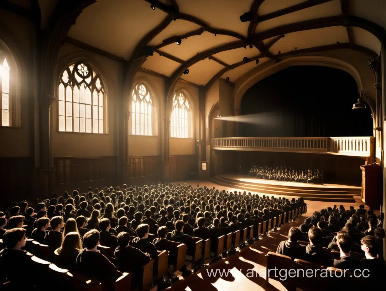 Engaging-Lecture-in-Sunlit-University-Auditorium-for-Young-Men-Hogwarts-Vibes