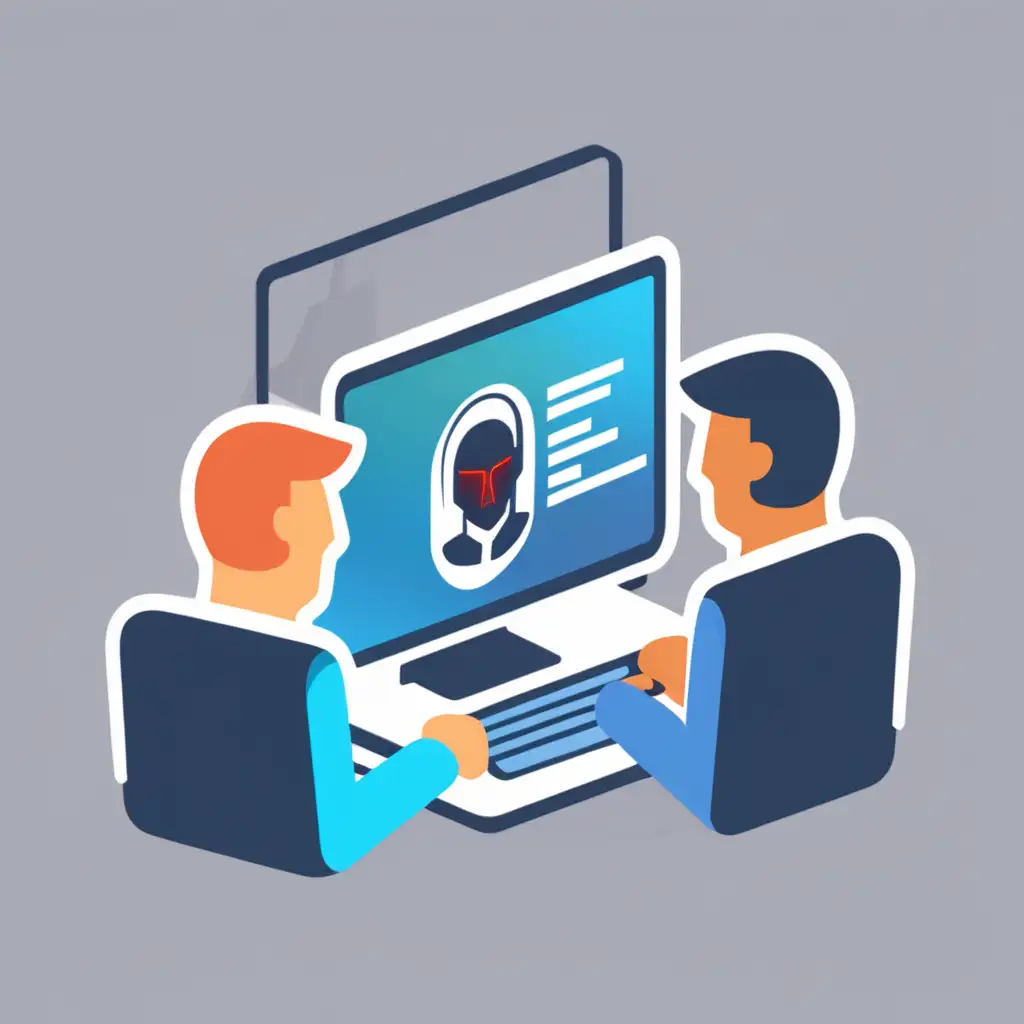 Vibrant Icon Illustration Insider Threat Training for Enhanced Cybersecurity