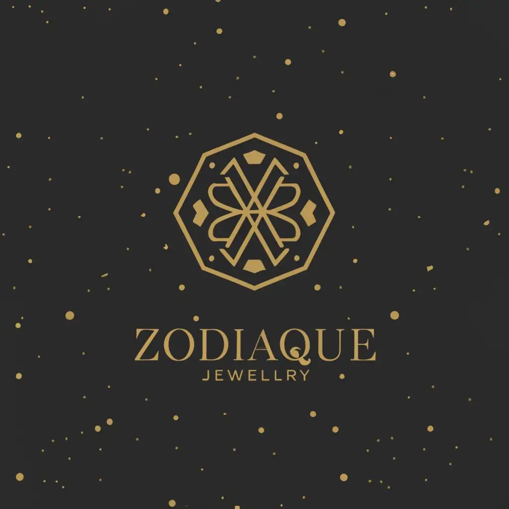 a logo design,with the text 'zodiaque jewelry', main symbol:Zodiaque,Moderate,clear background