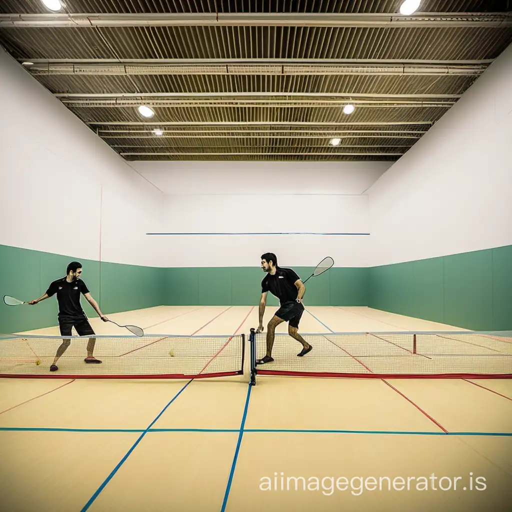 Spiderman-Action-Shots-on-Squash-Court