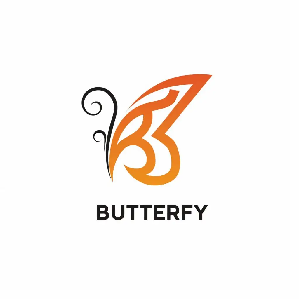 a logo design,with the text "31 butterfly", main symbol:31 with a butterfly,Moderate,clear background
