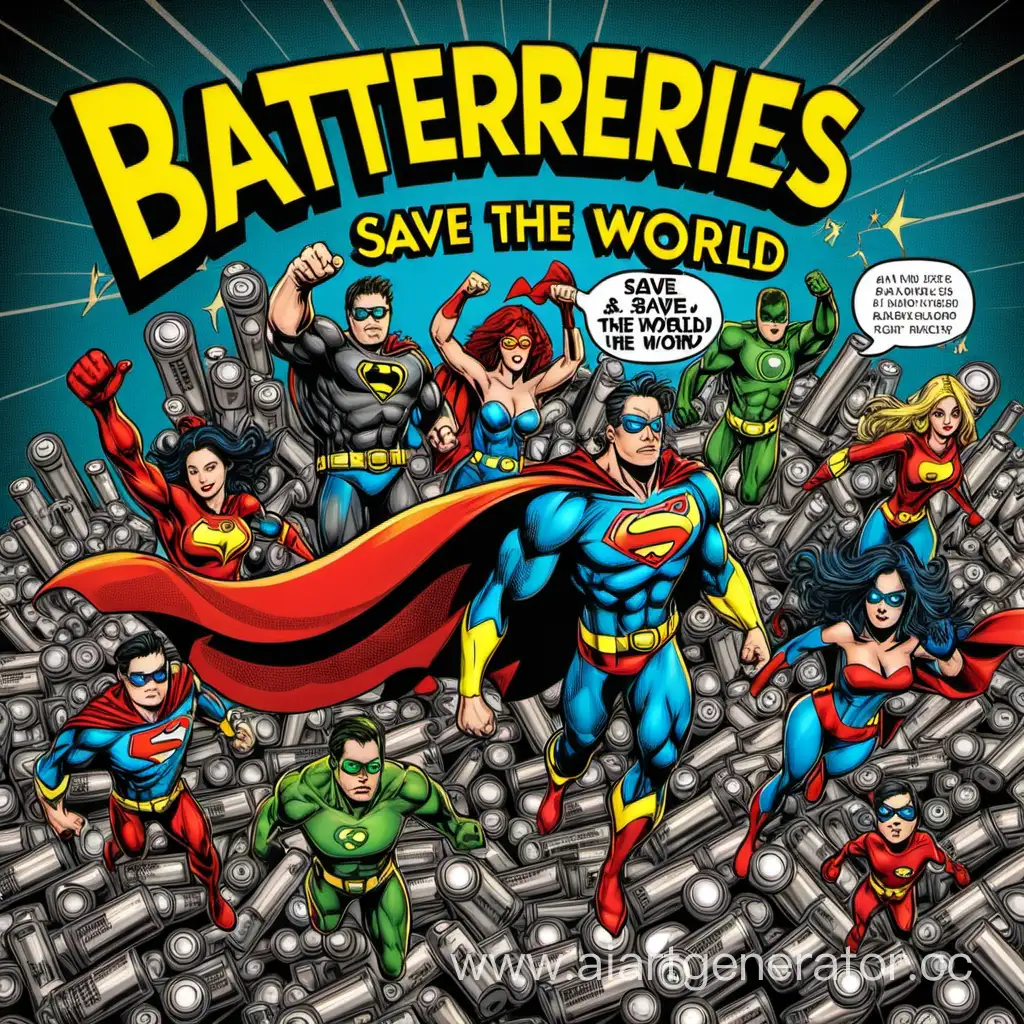 Batteries-superheroes save the world