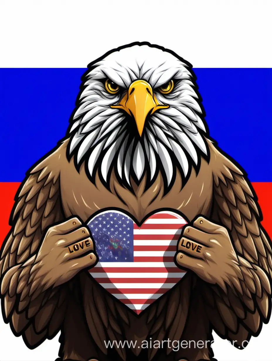 drain love crypto usa eagle russia bear