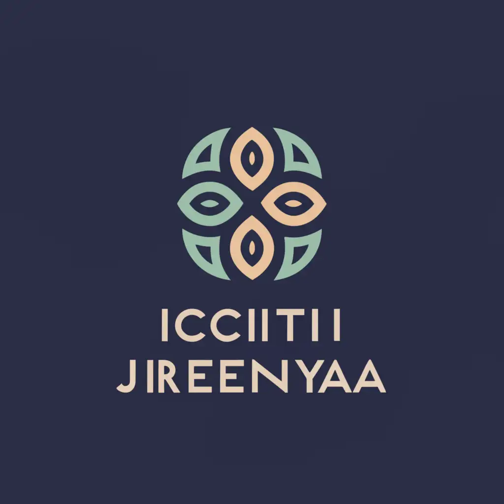 a logo design,with the text "Icciitii Jireenyaa", main symbol: Life,complex,be used in Education industry,clear background