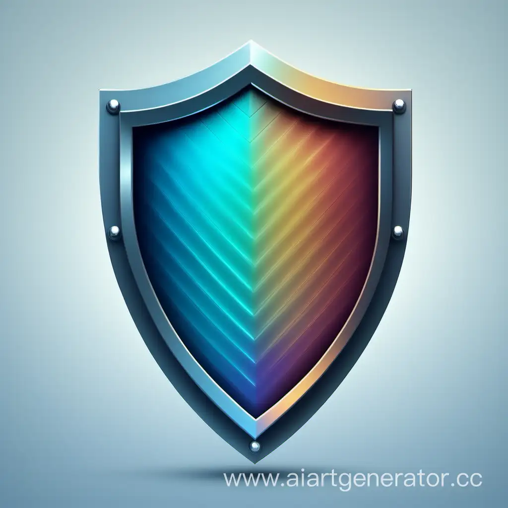 Vibrant-Gradient-Shield-Abstract-Art-for-Modern-Spaces