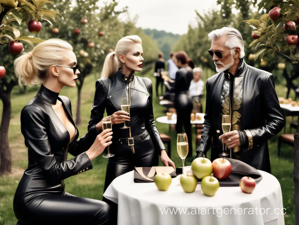Luxurious-Black-Leather-Fashion-Gathering-with-Golden-Apple-Accents