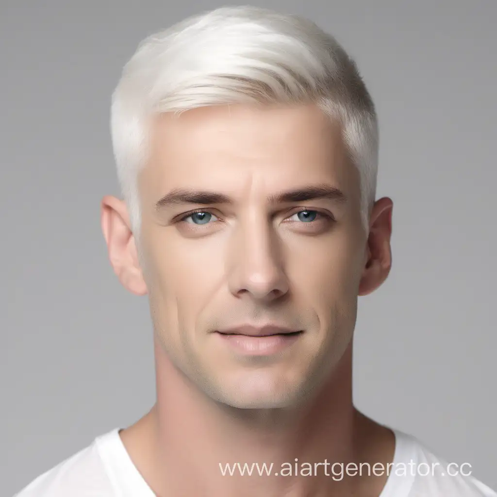 Male white 35 short hair
