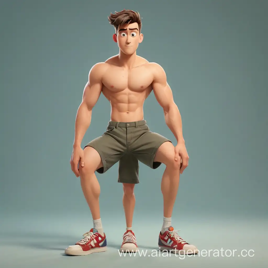 Cartoonish-Guy-Standing-with-Legs-Apart-in-Playful-Pose