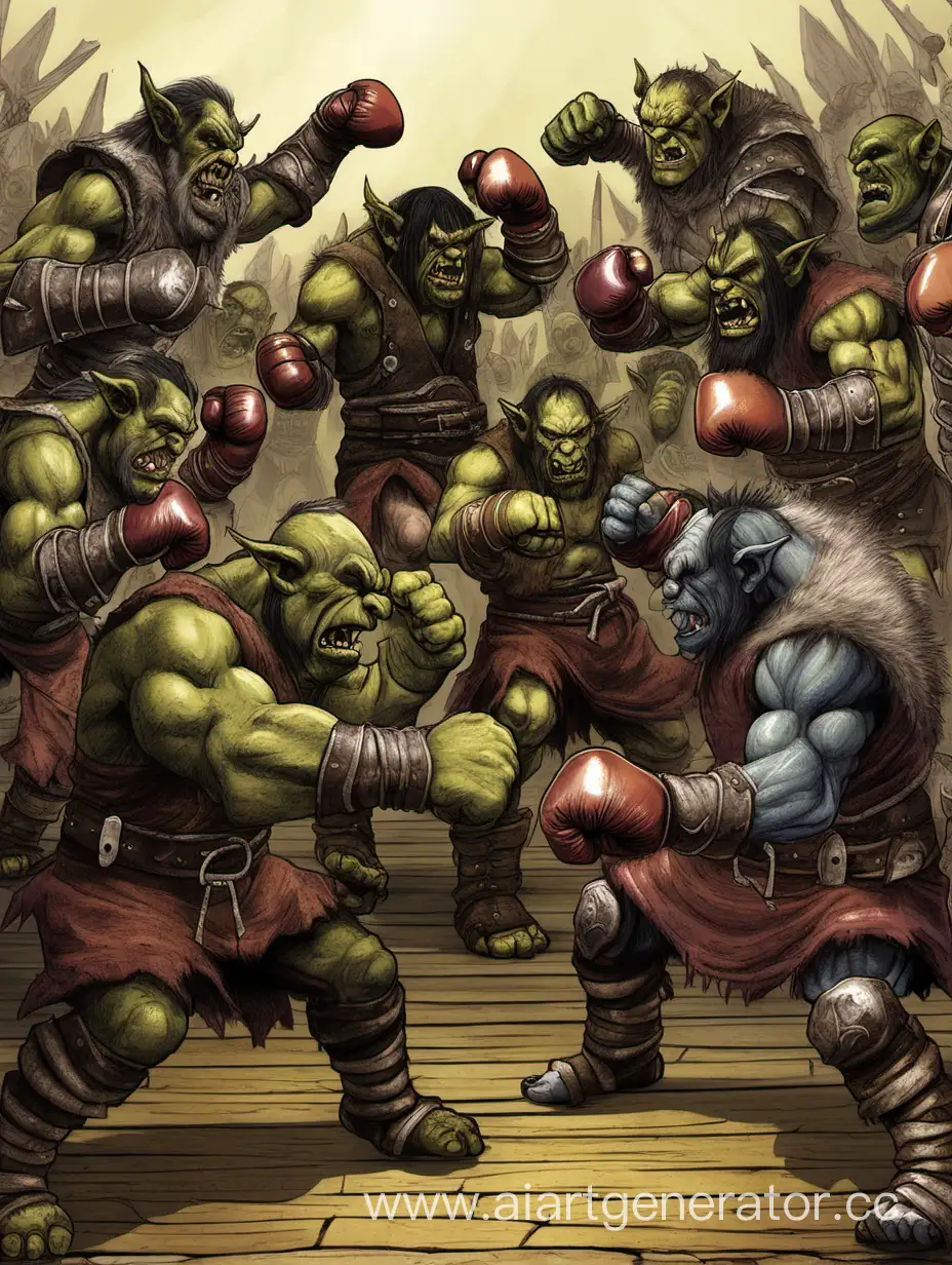 Fierce-Orcs-Engaged-in-Intense-Boxing-Match-Fantasy-Battle-Art