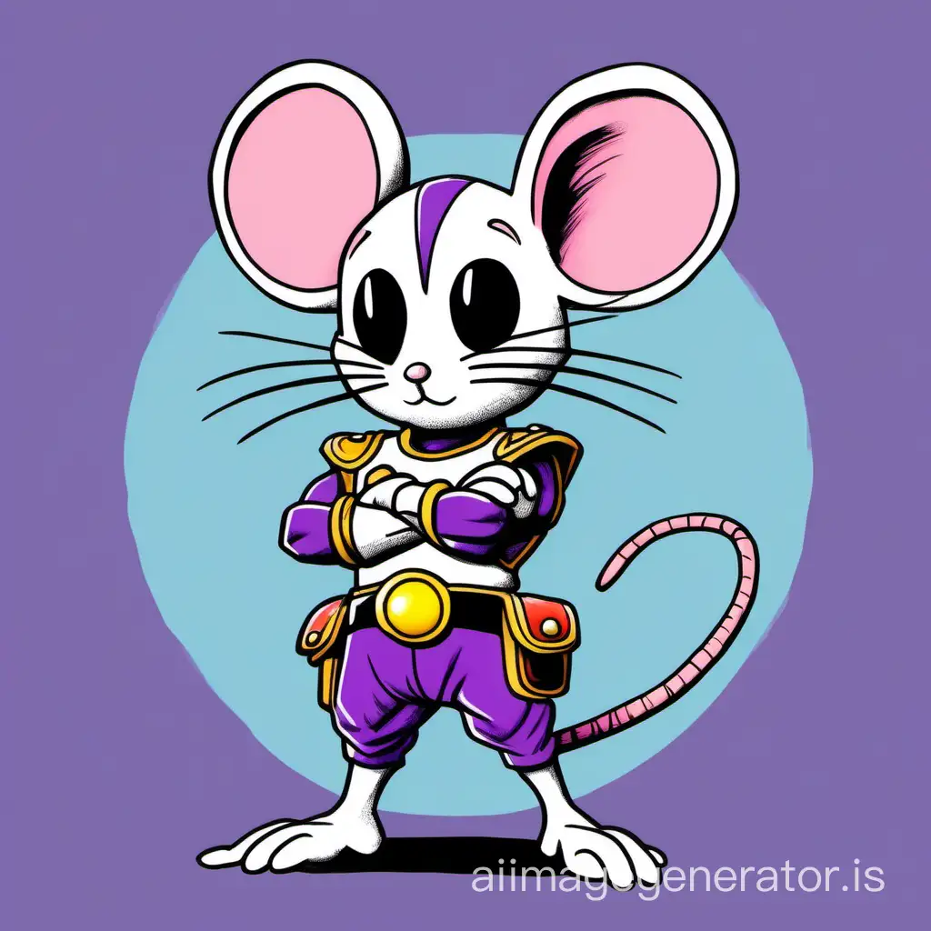 Adorable-Mouse-Character-in-Friezas-Dragon-Ball-Battle-Uniform-by-Allie-Brosh