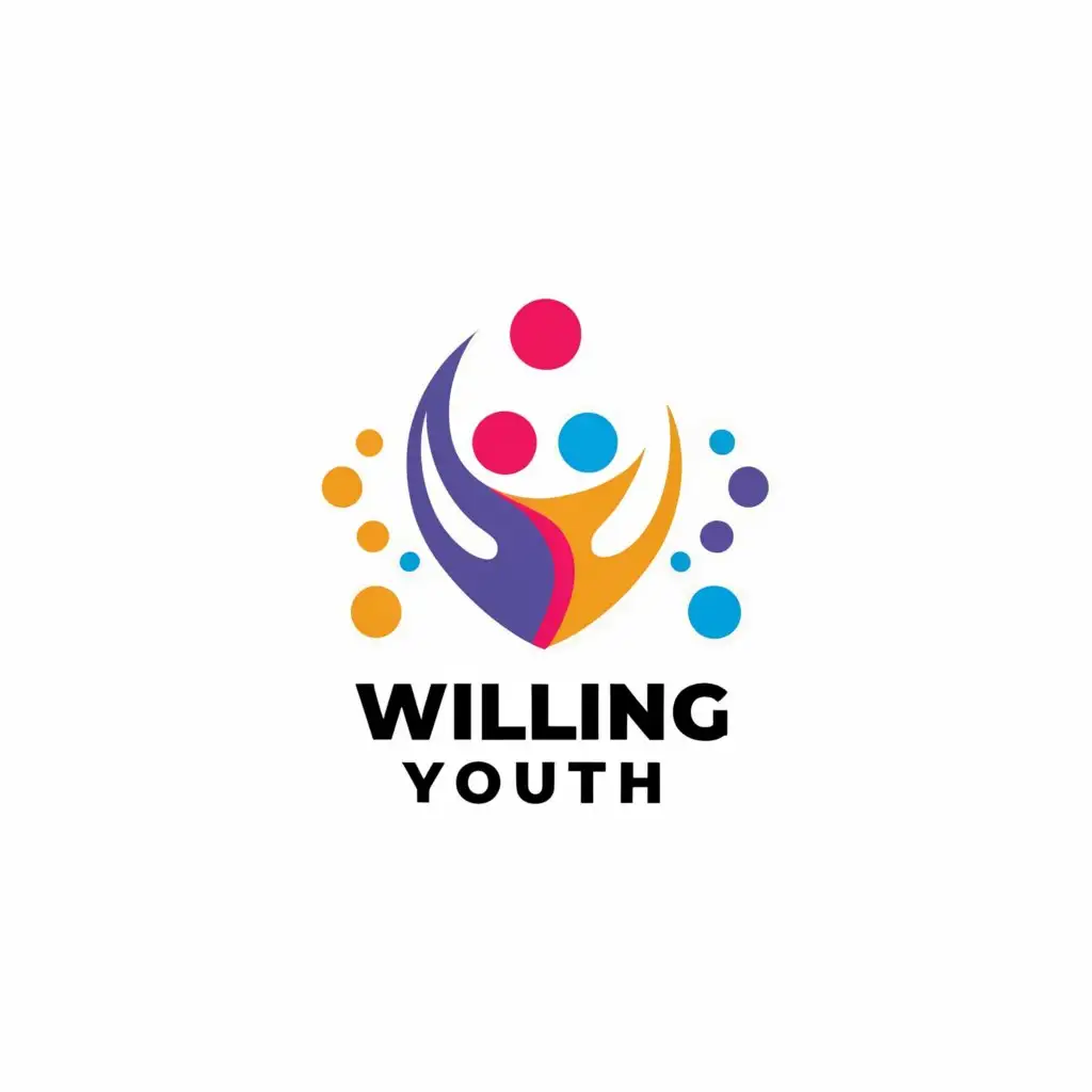 a logo design,with the text "willing youth", main symbol:youth,Moderate,be used in Nonprofit industry,clear background