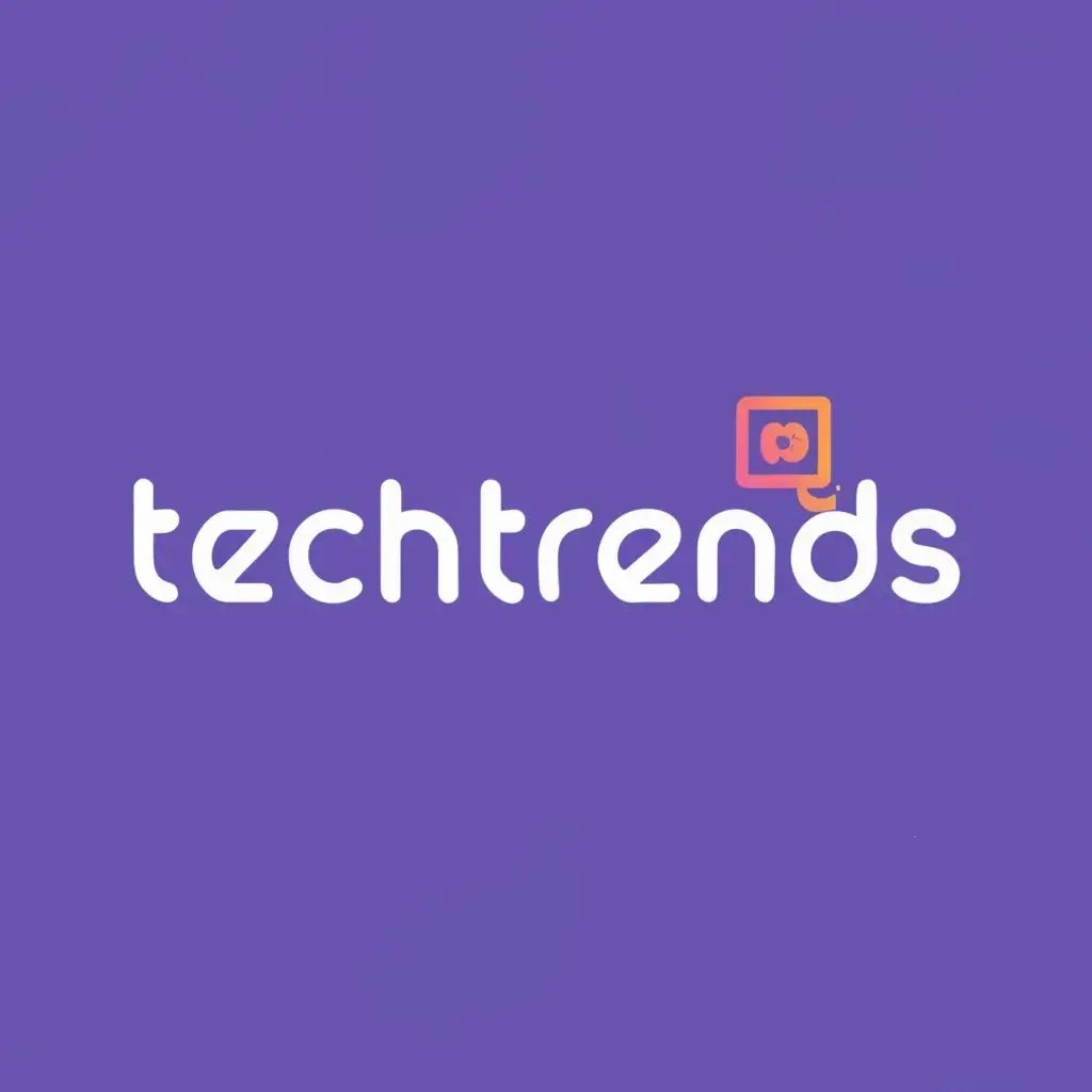 logo, Gadget, with the text "TechTrends", typography, be used in Technology industry