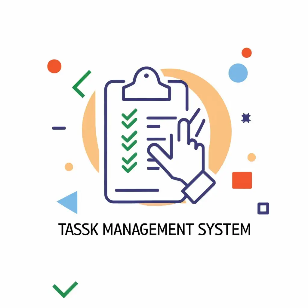 a logo design,with the text "Task Management System", main symbol:Management,Moderate,clear background