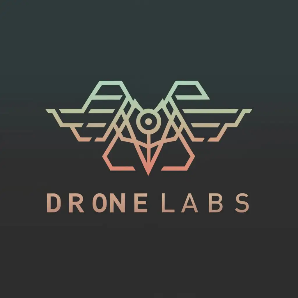 a logo design,with the text "Drone Labs", main symbol:Drone, Mountain,complex,be used in Entertainment industry,clear background
