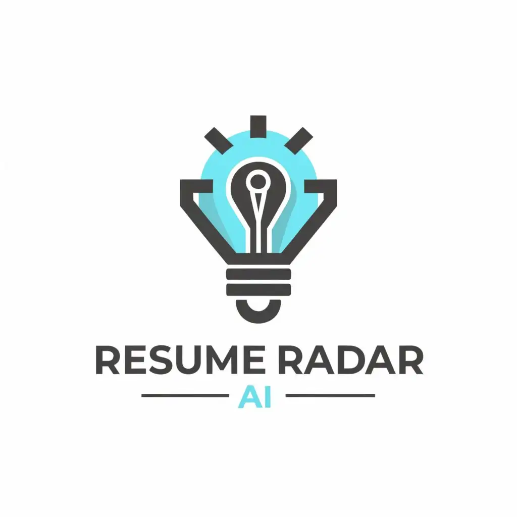 a logo design,with the text "Resume Radar AI", main symbol:mart Hire Starts Here!,Moderate,clear background
