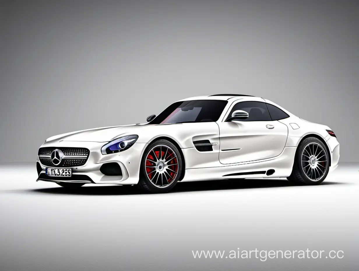 Luxury-White-Mercedes-Car